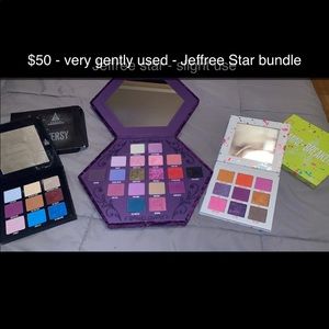 Multiple makeup and skincare products.